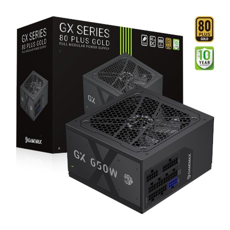 Gamemax PSU | GX 650GF | 650 W | Gold | Full Modular