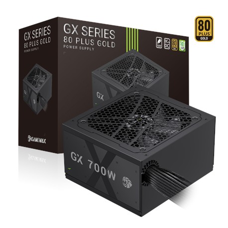Gamemax PSU | GX 700G | 700 W | Gold | Non-Modular