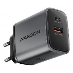 MOBILE CHARGER WALL USB 67W/GAN 2PORT ACU-PQ67 AXAGON