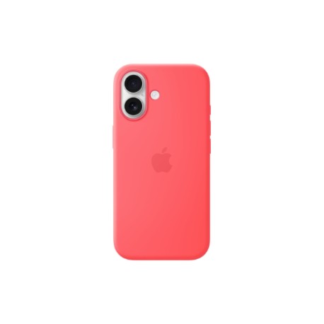 Apple iPhone 17 Silicone Case with MagSafe – Bright Guava | Apple