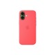 Apple iPhone 17 Silicone Case with MagSafe – Bright Guava | Apple