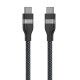 Anker USB-C to USB-C Cable Braided, 0.9m, 240W, Black | Anker USB-C Braided Cable, 0.9 m