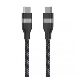 Anker USB-C to USB-C Cable Braided, 0.9m, 240W, Black | Anker USB-C Braided Cable, 0.9 m
