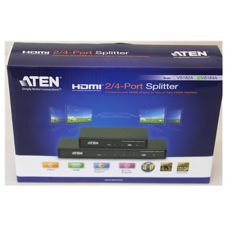 SALE OUT. Aten VS184A 4-Port 4K HDMI Splitter | SALE OUT. Aten 4-Port 4K HDMI Splitter | VS184A | Warranty 24 month(s) | UNPACKE
