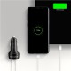 AXAGON PWC-PQ48 Car charger 48W, USB-A + USB-C, PD3.0/PPS/QC4+/SFC, Black