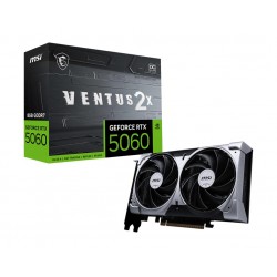 Graphics Card|MSI|NVIDIA GeForce RTX 5060|8 GB|GDDR7|128 bit|PCIE 5.0 16x|Dual Slot Fansink|RTX50608GVENTUS2XOC