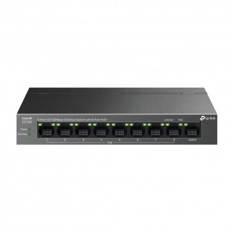 Switch|TP-LINK|LS109P|PoE+ ports 8|LS109P