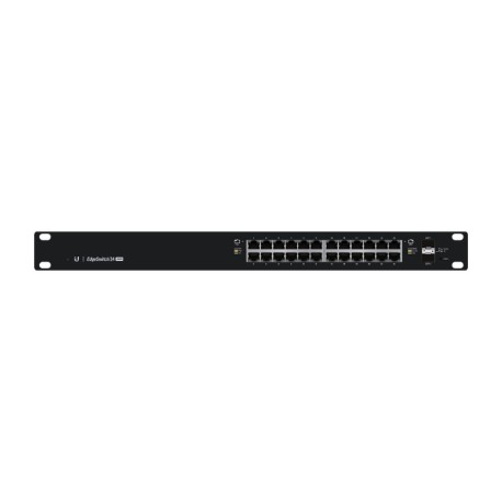 Ubiquiti | Switch | ES-24-250W | Web managed | Rackmountable | Gigabit Ethernet (copper) ports quantity 24 | SFP ports quantity 