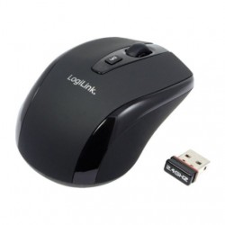 Logilink | Maus optisch Funk 2.4 GHz | wireless | 2.4GH wireless mini mouse with autolink | Black