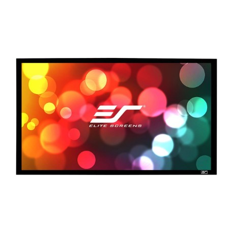 Elite Screens | SableFrame Series | ER100WH1 | Diagonal 100 " | 16:9 | Viewable screen width (W) 221 cm | Black