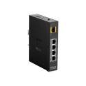 D-LINK DIS-100G-5PSW L2 Unmanaged Industrial Switch with 4 10/100/1000Base-T ports and 1 1000Base-X SFP ports | D-Link | 60 mont