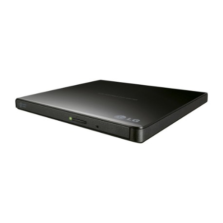H.L Data Storage | Ultra Slim Portable DVD-Writer | GP57EB40 | Interface USB 2.0 | DVD±R/RW | CD read speed 24 x | CD write spee