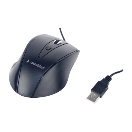 Gembird | Mouse | MUS-4B-02 | Standard | USB | Wired | Black