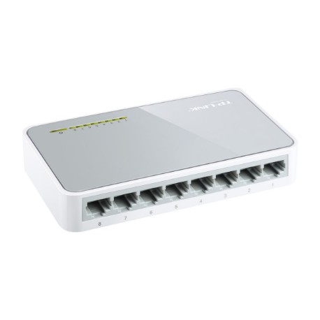 TP-LINK | Switch | TL-SF1008D | Unmanaged | Desktop | 10/100 Mbps (RJ-45) ports quantity 8 | Power supply type External | 36 mon