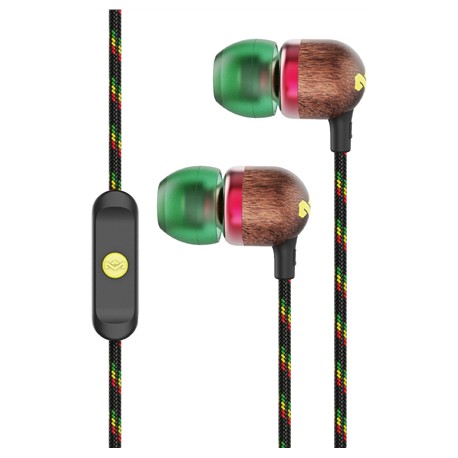 Marley | Earbuds | Smile Jamaica | Wired | In-ear | Microphone | Rasta