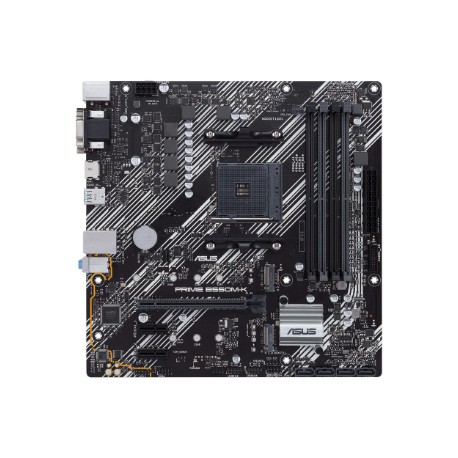 Asus | PRIME B550M-K | Processor family AMD | Processor socket AM4 | DDR4 | Memory slots 4 | Chipset AMD B | Micro ATX