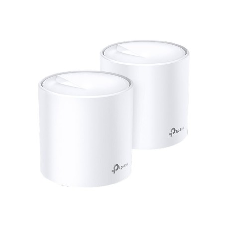 AX3000 Whole Home Mesh Wi-Fi 6 System | Deco X60 (2-pack) | 802.11ax | 2402+574 Mbit/s | 10/100/1000 Mbit/s | Ethernet LAN (RJ-4