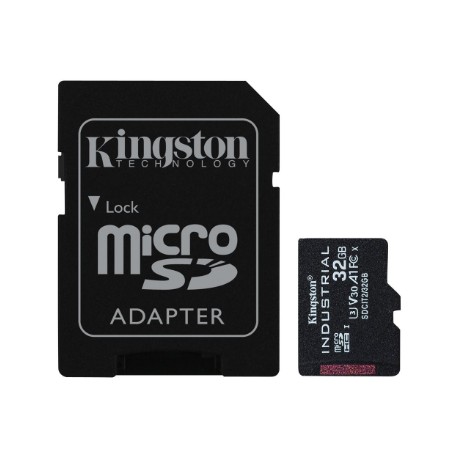 Kingston | UHS-I | 32 GB | microSDHC/SDXC Industrial Card | Flash memory class Class 10, UHS-I, U3, V30, A1