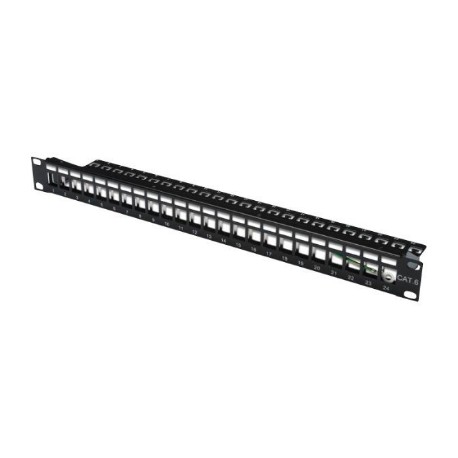 Digitus | Modular Patch Panel | DN-91411 | Layout Keystone Entry: Straight Area of application: 483 mm (19") cabinet Suitable fo