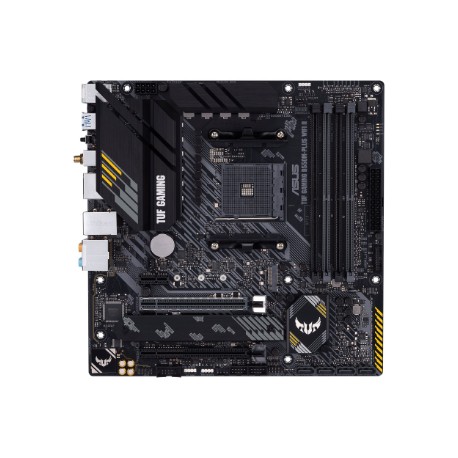 Asus | TUF GAMING B550M-PLUS WIFI II | Processor family AMD | Processor socket AM4 | DDR4 | Memory slots 4 | Chipset B550 | micr