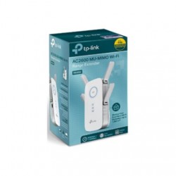 TP-LINK | AC2600 Wi-Fi Range Extender | RE650 | 802.11ac | 2.4GHz/5GHz | 800+1733 Mbit/s | 10/100/1000 Mbit/s | Ethernet LAN (RJ