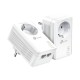 TP-LINK | AV1000 2-Port Gigabit Passthrough Powerline Starter Kit | TL-PA7027P KIT | 10/100/1000 Mbit/s | Ethernet LAN (RJ-45) p