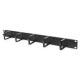 Digitus | Cable Management Panel | DN-97602 | 5x cable management ring (HxD: 40x60 mm). The Cable Management Panel is getting fi