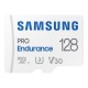 Samsung | PRO Endurance | MB-MJ128KA/EU | 128 GB | MicroSD Memory Card | Flash memory class U3, V30, Class 10 | SD adapter