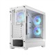 Fractal Design | Pop Air RGB | Side window | White TG Clear Tint | ATX, mATX, Mini ITX | ATX
