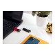 Kingston | USB Flash Drive | DataTraveler Exodia | 128 GB | USB 3.2 Gen 1 | Black/Red