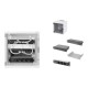 Digitus 10" Network Set, 6U cabinet, shelf, PDU, 8-port switch, CAT 6 patch panel, Grey | Digitus | Network Set | DN-10-SET-1