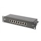 Digitus 10" Network Set, 6U cabinet, shelf, PDU, 8-port switch, CAT 6 patch panel, Grey | Digitus | Network Set | DN-10-SET-1