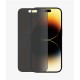 PanzerGlass | Screen protector | Apple | iPhone 14 Pro | Glass | Black | Ultra-Wide Fit Easy installation Privacy Filter Fingerp