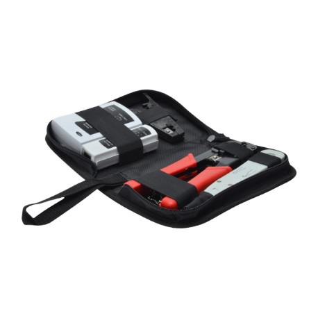 Digitus | Network Tool Set, LAN Tester, Crimping Tool, Cut and Stripping Tool, Punch Down Tool | Tool kit