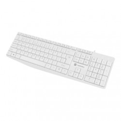 Natec | Keyboard | Nautilus NKL-1951 | Keyboard | Wired | US | White | USB Type-A | 390 g
