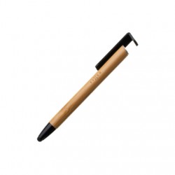 Fixed | Pen With Stylus and Stand | 3 in 1 | Pencil | Stylus for capacitive displays Stand for phones and tablets | Bamboo