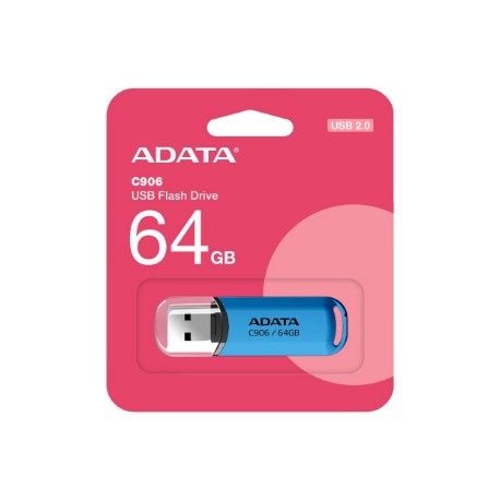 ADATA | USB Flash Drive | C906 | 64 GB | USB 2.0 | Blue