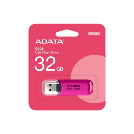 ADATA | USB Flash Drive | C906 | 32 GB | USB 2.0 | Pink