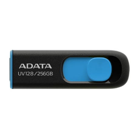 ADATA | USB Flash Drive | UV128 | 256 GB | USB 3.2 Gen1 | Black/Blue