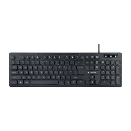 Gembird | "Rainbow" Backlight Multimedia Keyboard | KB-UML-02 | Keyboard | Wired | US | Black | N/A