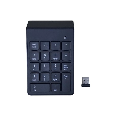 Gembird | Numeric keypad | KPD-W-02 | Numeric keypad | Wireless | N/A | Black