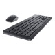 Dell Keyboard and Mouse | KM3322W | Keyboard and Mouse Set | Wireless | Batteries included | Ukrainian | Black | Wireless connec