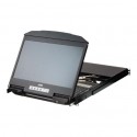 Aten CL3884NW-ATA-AG 4-Port USB HDMI Multi-View Dual Rail WideScreen LCD KVM Switch | Aten 4-Port USB HDMI Multi-View Dual Rail 