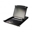 Aten 16-Port PS/2-USB VGA 19" LCD KVM Switch with Daisy-Chain Port and USB Peripheral Support | CL5716N