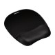 Fellowes | Mouse pad with wrist pillow | 202 x 235 x 25.4 mm | Black