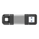 Silicon Power Dual USB Drive | Mobile C51 | 64 GB | USB Type-A and USB Type-C | Silver