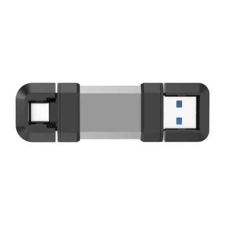 Silicon Power Dual USB Drive | Mobile C51 | 64 GB | USB Type-A and USB Type-C | Silver