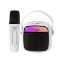 Adler Karaoke Speaker With Microphone | AD 1199W | Bluetooth | White | Portable | Wireless connection