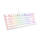Genesis | THOR 303 | Mechanical Gaming Keyboard | Wired | US | White | USB-A | Outemu Peach Silent