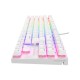 Genesis | THOR 303 | Mechanical Gaming Keyboard | Wired | US | White | USB-A | Outemu Peach Silent